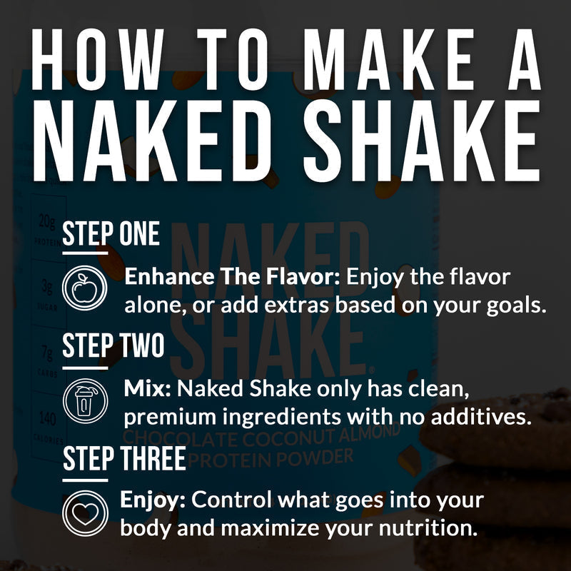 Chocolate Coconut Almond Protein Shake - Chocolate Coconut Almond